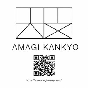 天技環境のロゴとQRコード